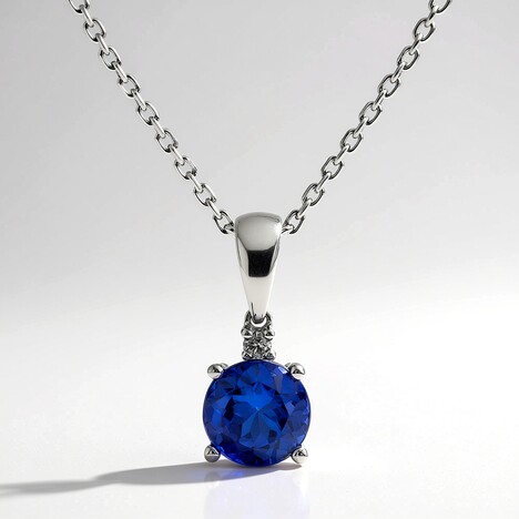 Collana in oro con Tanzanite AAA (CIRARI)