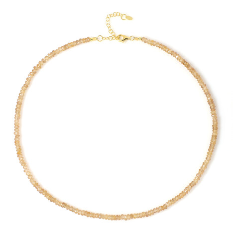 Collana in argento con Zircone Champagne