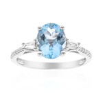 Brasilianischer Aquamarin-Goldring (CIRARI)