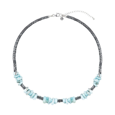 Collana in argento con Larimar