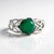 Anello in argento con Onice Verde (de Melo)