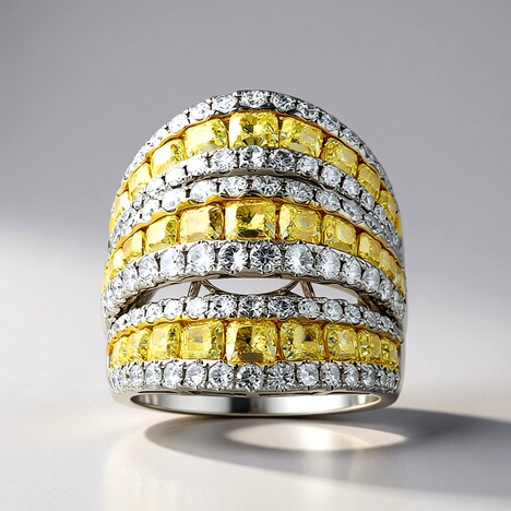 Anello in oro con Diamante SI2 (H) (CIRARI)