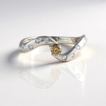 Anello in argento con Diamante Champagne I2 (de Melo Essence)
