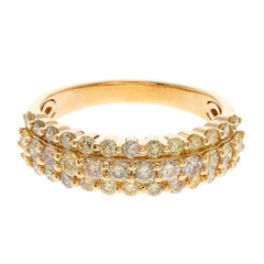 Anello in oro con Diamante Fancy SI2 (CIRARI)