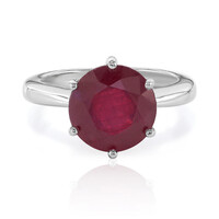 Anello in argento con Rubino del Madagascar