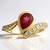 Anillo en oro con Turmalina rosa de Brasil (de Melo Gold)