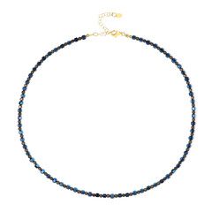 Collana in argento con Ematite Blu Royal