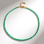 Collana in argento con Smeraldo Russo
