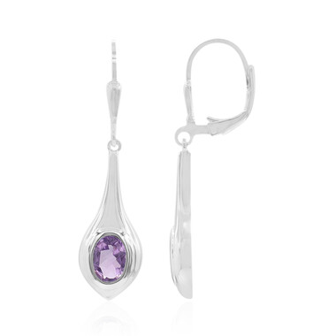 Amethyst-Silberohrringe