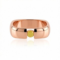 Gelber I2 Brillant-Silberring (de Melo Essence)