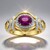 Anello in oro con Zaffiro Rosa (Rifkind 1894 Collection)