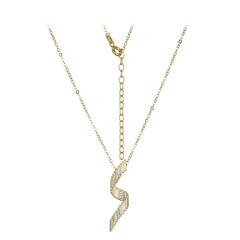 Collier en argent et Zircon (Adela Silber)