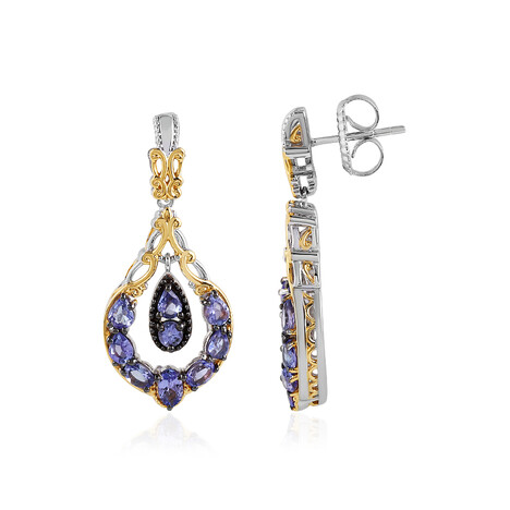 Orecchini in argento con Tanzanite (Gems en Vogue)