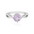 Anillo en plata con Amatista Rosa de Francia