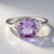 Anello in argento con Ametista Rose de France