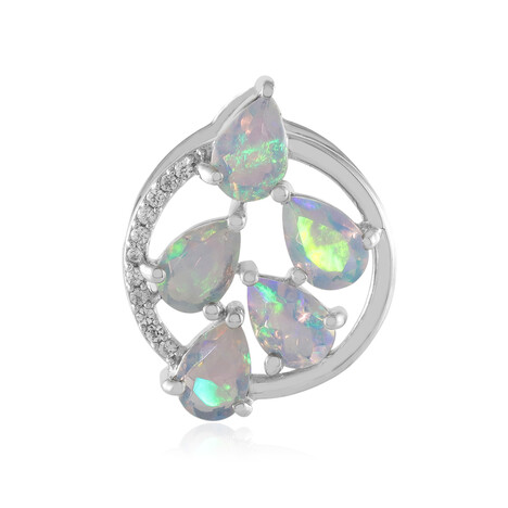 Welo Opal Silver Pendant