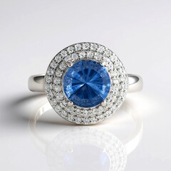 Anello in argento con Fluorite Cangiante