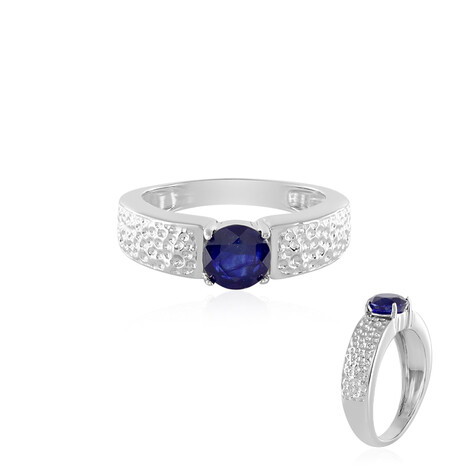 Madagascar Blue Sapphire Silver Ring