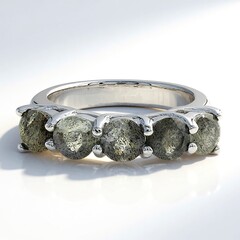 Anello in argento con Spectrolite