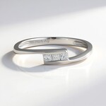 Anello in argento con Diamante I3 (H)