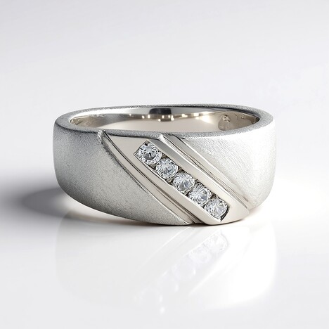 Anello in argento con Zircone