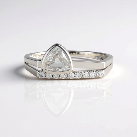Anello in argento con Zircone (de Melo Essence)