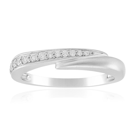 Gouden ring met SI2 (H) Diamanten (de Melo Gold)