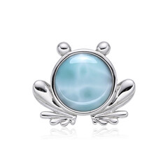 Larimar-Silberanhänger