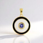 Ciondolo in argento con Tanzanite (M de Luca)