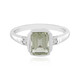 Anello in argento con Ametista Verde