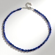 Collana in argento con Cianite del Nepal