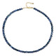 Collana in argento con Cianite del Nepal