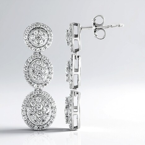 Orecchini in argento con Zircone (de Melo Essence)