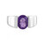 Sibirischer Amethyst-Silberring