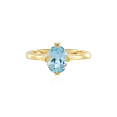 Sky Blue Topaz Silver Ring