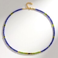 Collana in argento con Tanzanite