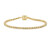 Zilveren armband met I2 Groene Diamanten