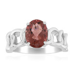 Zilveren ring met een Rode apatiet