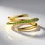 Anello in argento con Diopside Russo