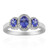 10K AAA Tanzanite Gold Ring