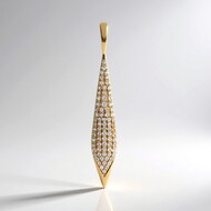 Ciondolo in oro con Zircone (de Melo Gold)