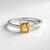 Anello in argento con Citrino