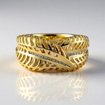 Anello in oro con Diamante I2 (I) (Ornaments by de Melo)