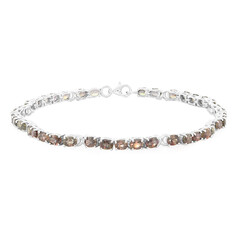 Bracciale in argento con Zaffiro Cangiante (non riscaldato)