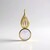Pendentif en or et Opale Welo (Ornaments by de Melo)