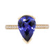 Bague en or et Tanzanite AAA (CIRARI)