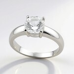 Anello in argento con Danburite