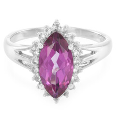 Bague en argent et Topaze raisin