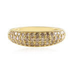 Anillo en plata con Diamante champán I2 (de Melo Essence)