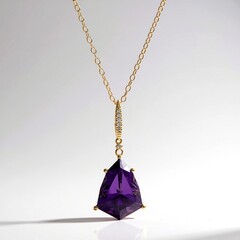Collana in oro con Ametista